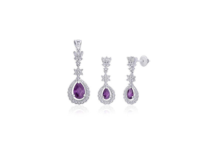 Rhodium Plated | Fashion Pendant Sets